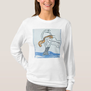 Long sleeve shirt w/original art by Tony Cimino