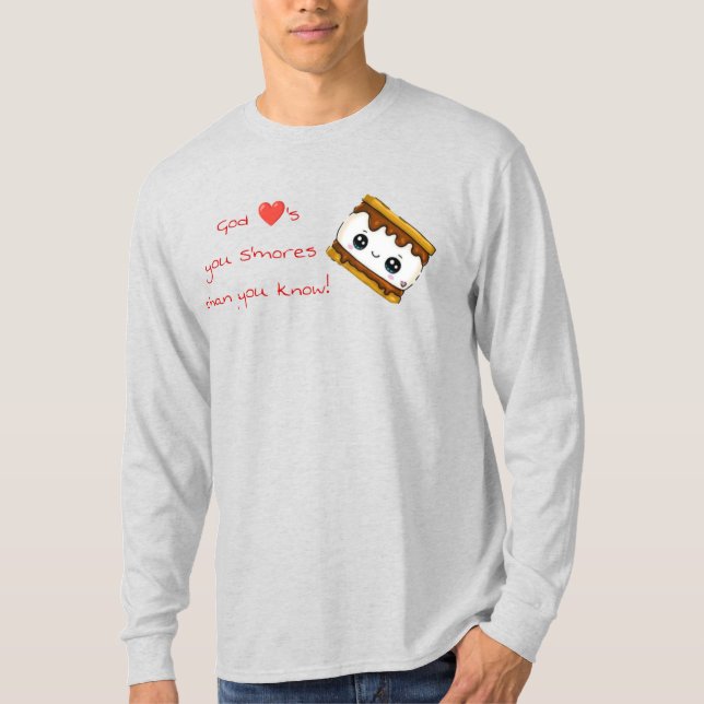 Long Sleeve S'mores T-shirt (Front)