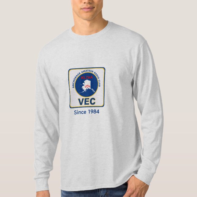 Long Sleeve T-Shirt Centered Emblem (VEC) (Front)