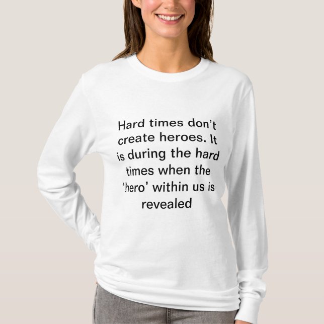Long Sleeve T-Shirt for Ladies (Front)