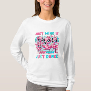 Long Sleeve T-Shirt Kawaii Flamingo Fashion! 🦩
