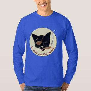 Long-Sleeve T-shirt - No Rest for the Wicked Cat