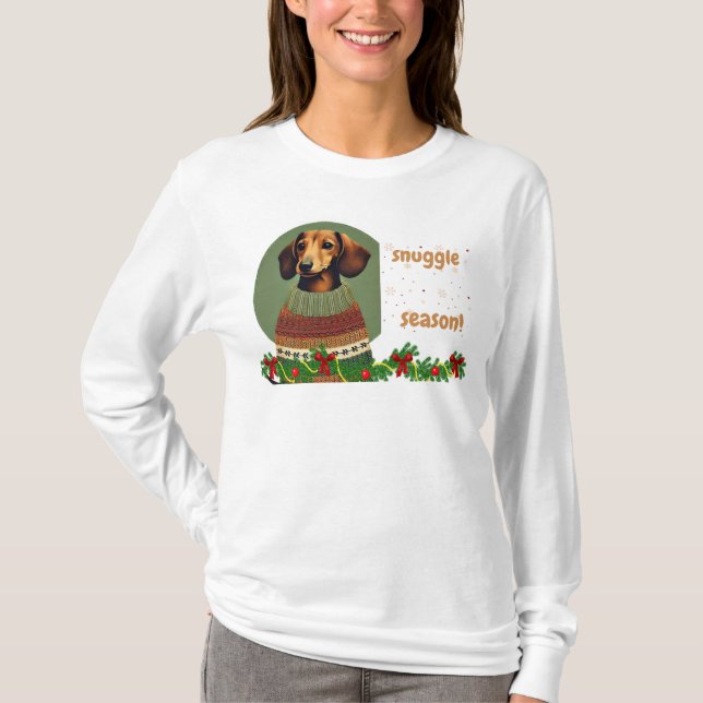 Long Sleeve T-Shirt puppy (Front)