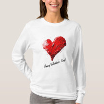 Long Sleeve T-Shirt Valentine's Day 