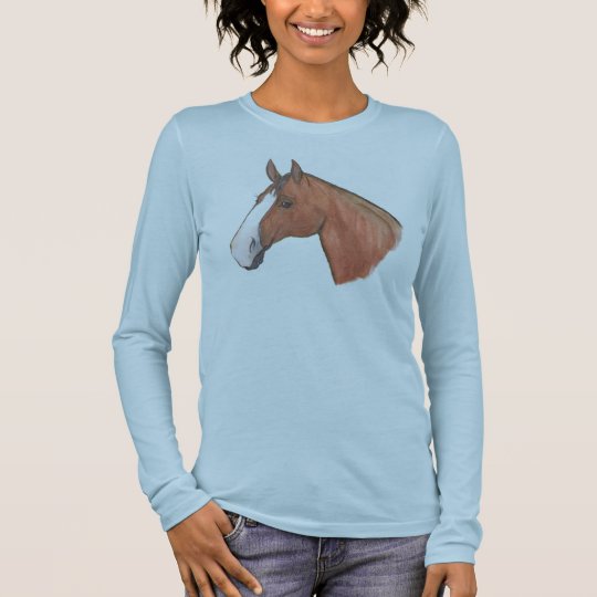 Long-Sleeved Horse T-Shirt