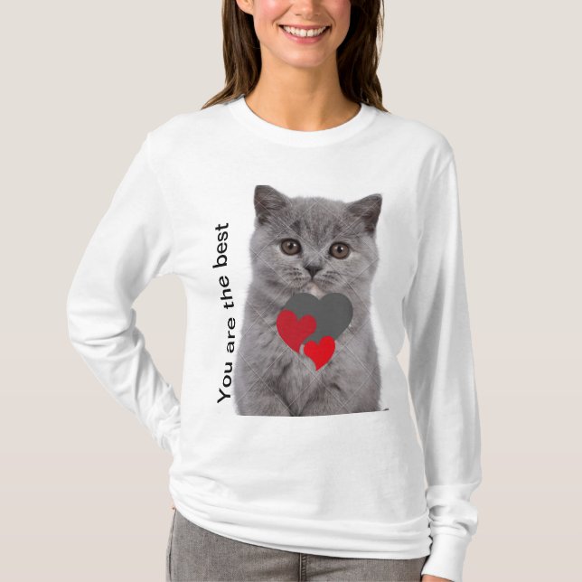 Long sleeved shirt with great design (Front)