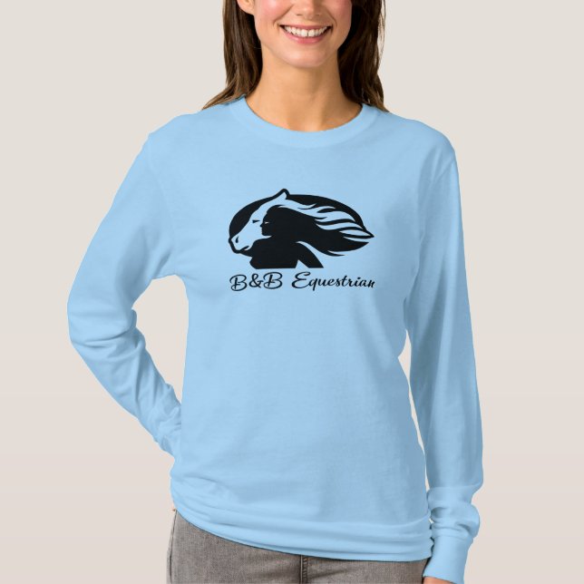 Long-Sleeved T-Shirt - Black B&B Logo (Front)