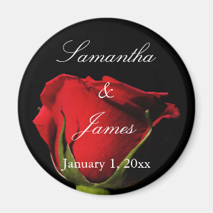 Long Stemmed Red Rose Personal Magnet