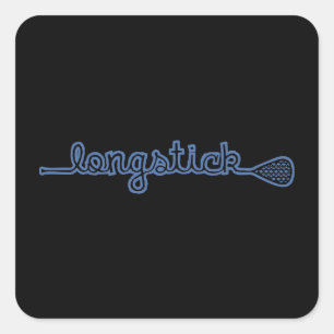 Long Stick Square Sticker