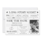 Long Story Short Wedding Save The Date Photo