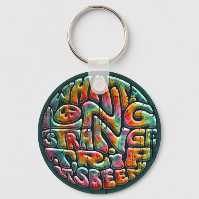 Long, Strange Trip Key Ring (Front)