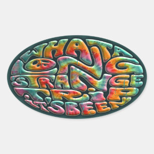 Long, Strange Trip Oval Sticker