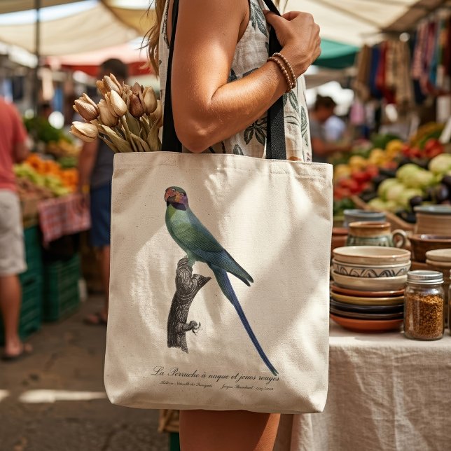 Long-Tailed Parakeet, Psittacula Longicauda Tote Bag (Long-Tailed Parakeet, Psittacula Longicauda. Tote Bag)