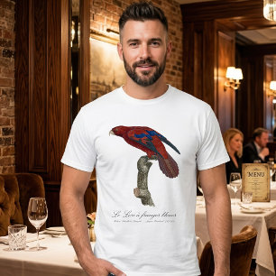 Long-Tailed Red Lory, Trichoglossus borneus T-Shirt