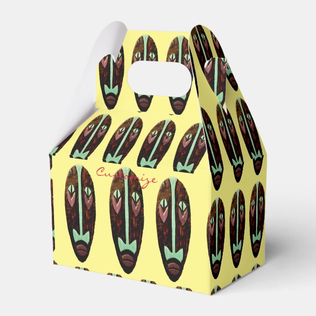 Long Tiki Mask Thunder_Cove Favour Box (Front Side)