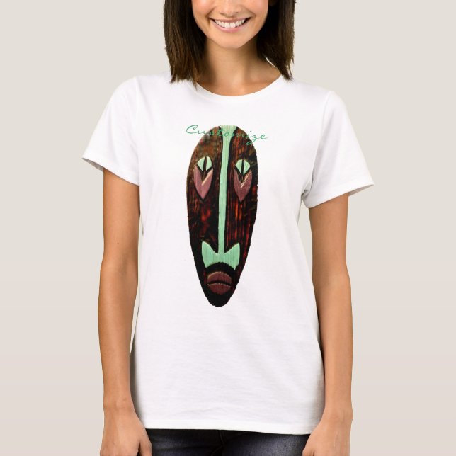 Long Tiki Mask Thunder_Cove T-Shirt (Front)