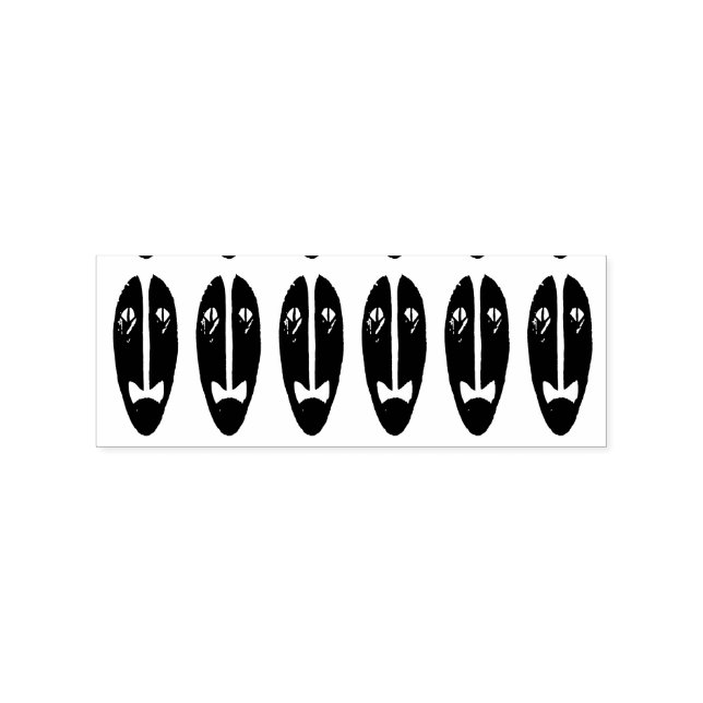 Long Tiki Masks Thunder_Cove Rubber Stamp (Imprint)