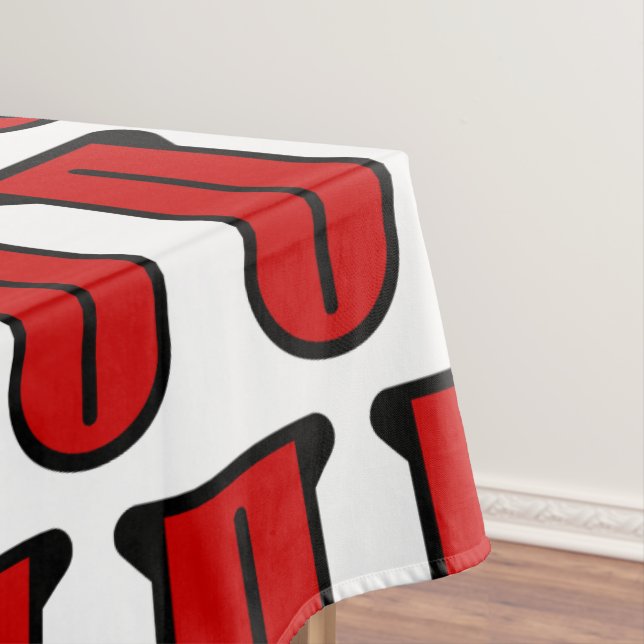 Long Tongue 👅 Tablecloth (In Situ)