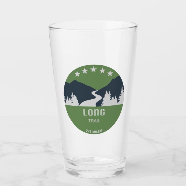Long Trail Vermont Glass (Front)