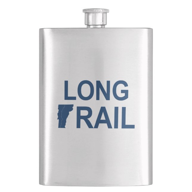 Long Trail Vermont Hip Flask (Front)