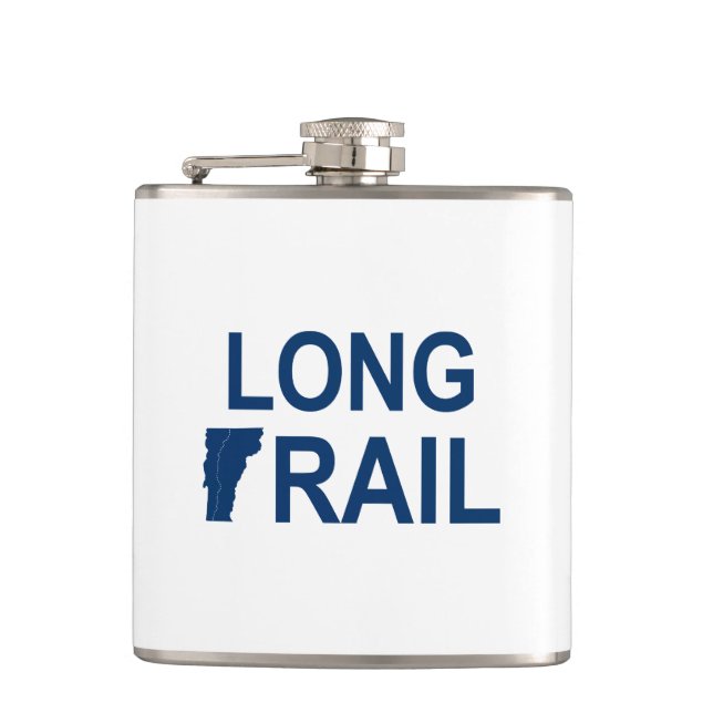 Long Trail Vermont Hip Flask (Front)