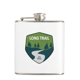 Long Trail Vermont Hip Flask
