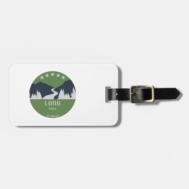 Long Trail Vermont Luggage Tag (Front Horizontal)