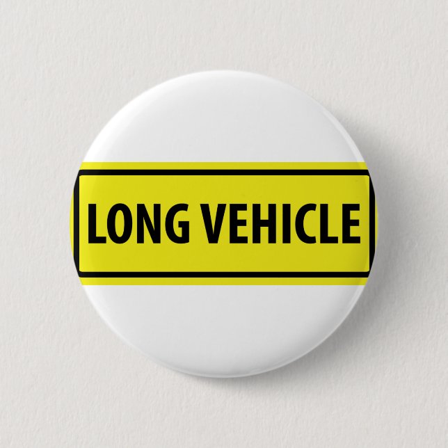 long vehicle 6 cm round badge (Front)