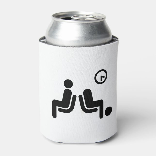 Long Wait Sign Can Cooler (Can Front)