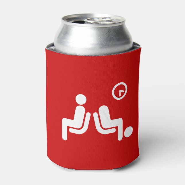 Long Wait Sign Can Cooler (Can Front)