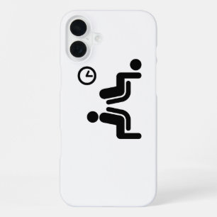 Long Wait Sign iPhone 16 Plus Case