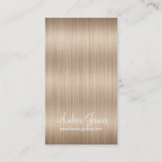 Long Wavy Blonde Hair 5 Stylist Business Cards