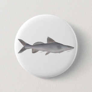 Long-whiskered Catfish 6 Cm Round Badge