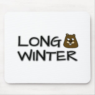 Long winter mouse mat
