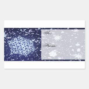 Long Winter's Night Gift Tag Stickers