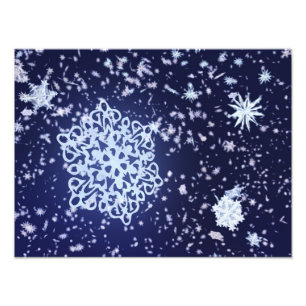 Long Winter's Night Photo Print