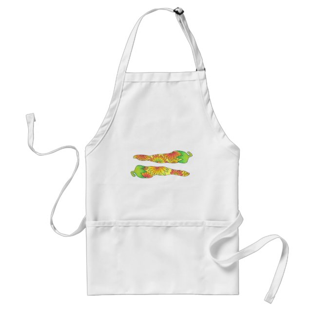 Long Yellow Peppers Standard Apron (Front)