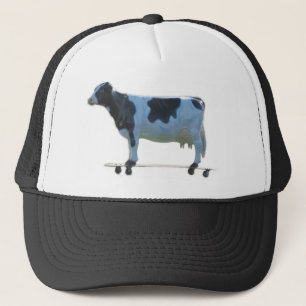 Longboard cow trucker hat
