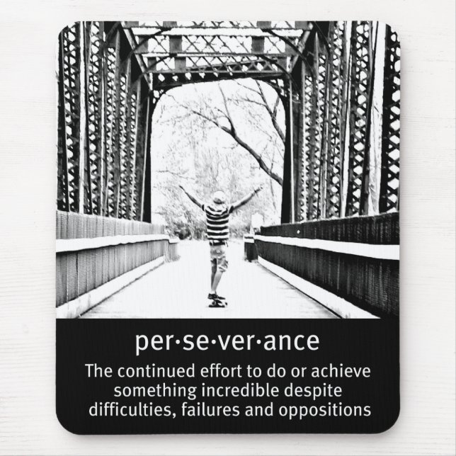 Longboard Perseverance Mouse Mat (Front)