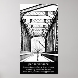 Longboard Perseverance Poster