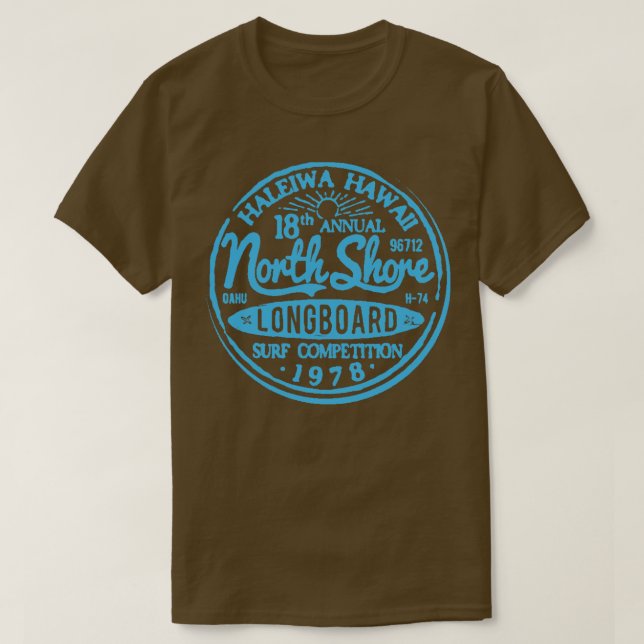 Longboard Surf Competition T-Shirt (Design Front)