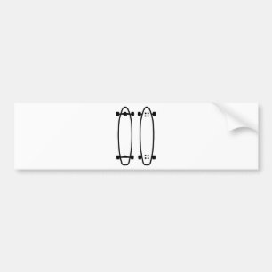 Longboards Bumper Sticker