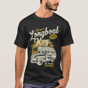 Longboat Key FL Vintage Retro Distressed Souvenir  T-Shirt