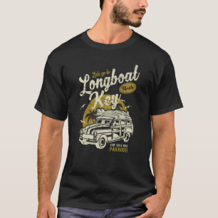Longboat Key FL Vintage Retro Distressed Souvenir T-Shirt