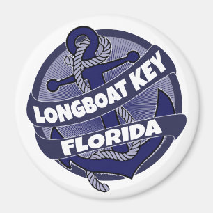 Longboat Key Florida anchor swirl magnet