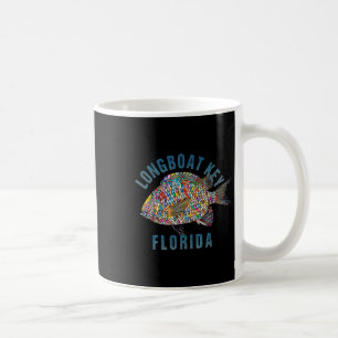 Longboat Key, Florida Beach Design _ Souvenir Illu Coffee Mug