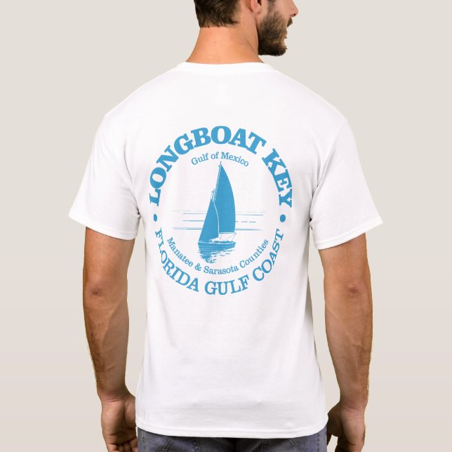 Longboat Key (sailboat) T-Shirt (Back)