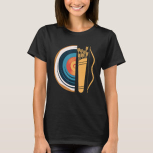 Longbow Archer Archery Target T-Shirt