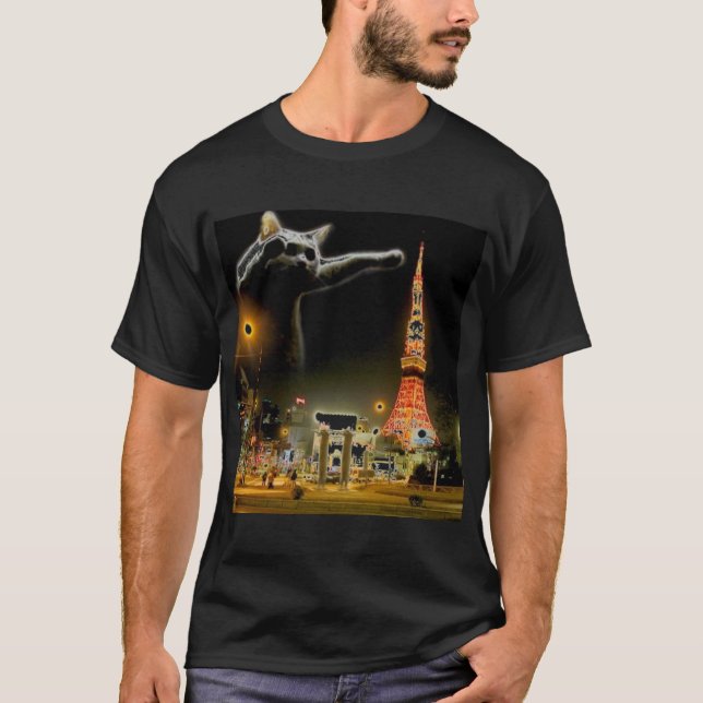 Longcat_In_Paris T-Shirt (Front)