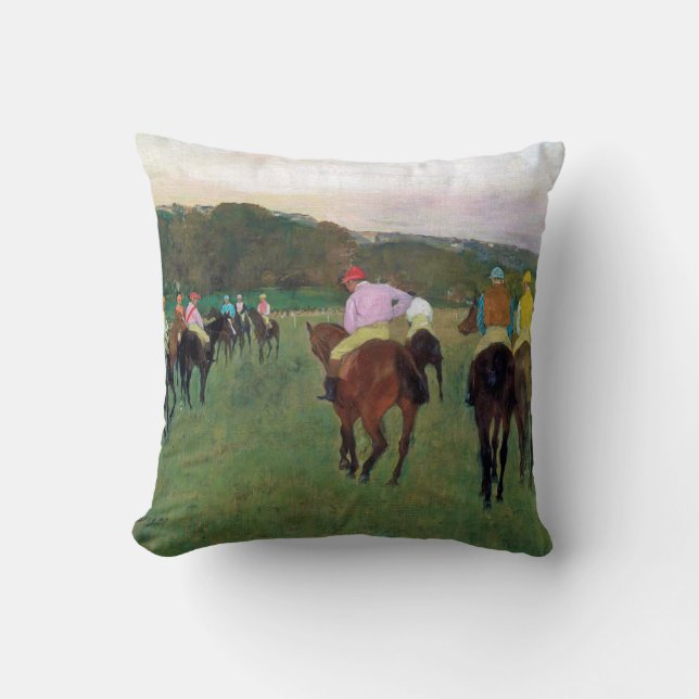 Longchamp Race Horse, Edgar Degas Cushion (Front)